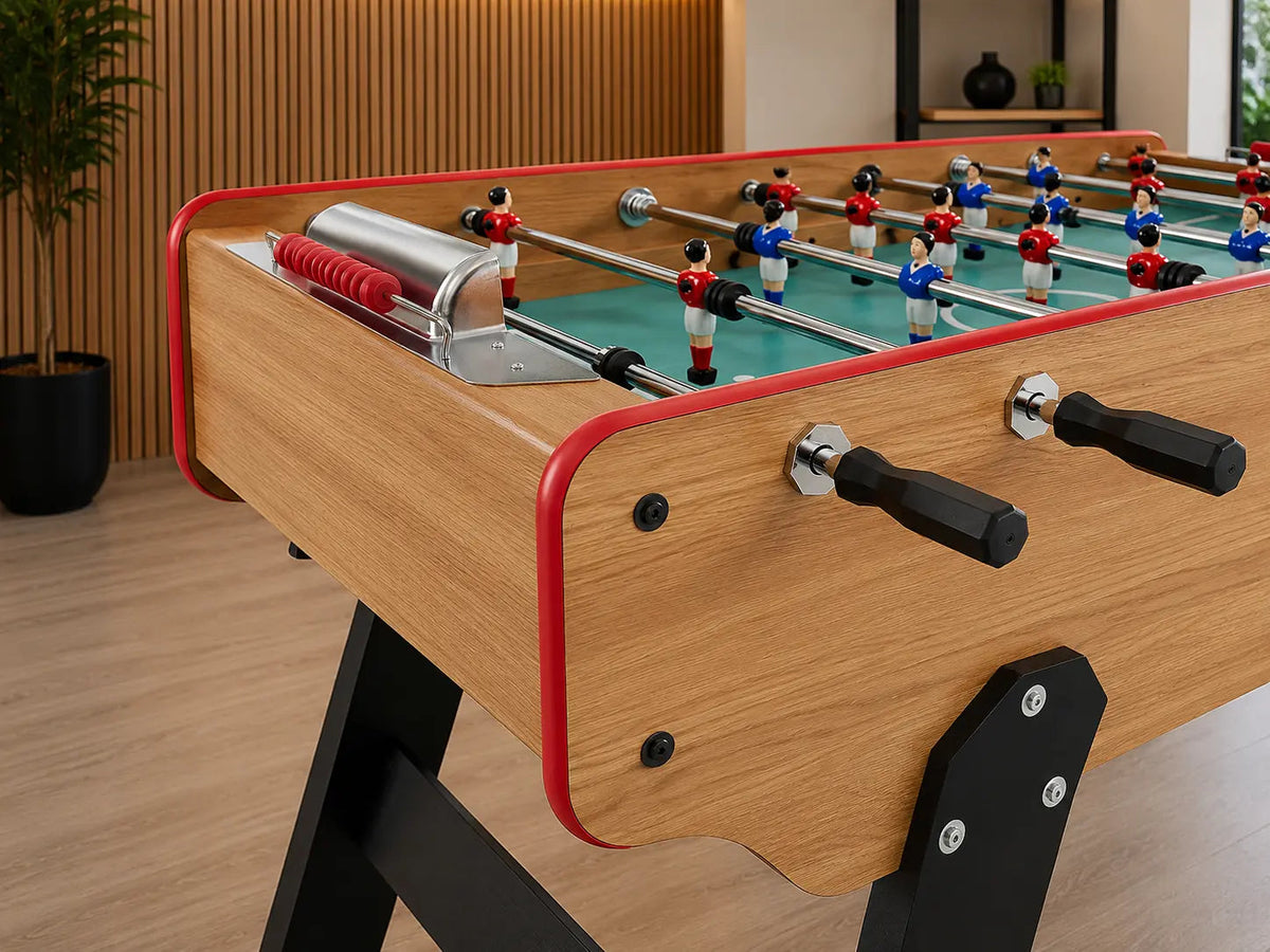 Baby Foot Le Chêne : Jeu Authentique en Bois Massif